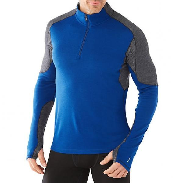 Smartwool Термофутболка чоловіча  Men's PhD Light 1/4 Zip Dark Blue (SW 14014.491), Розмір L - зображення 1