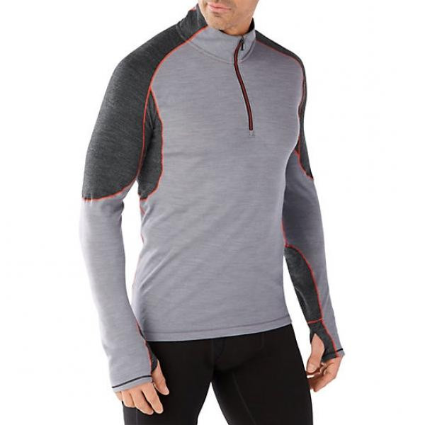 Smartwool Термофутболка чоловіча  Men's PhD Light 1/4 Zip Light Gray (SW 14014.039), Розмір XL - зображення 1