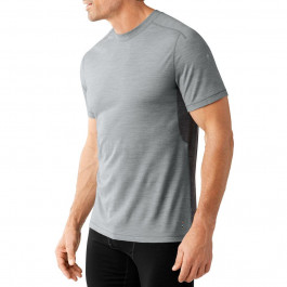 Smartwool Термофутболка чоловіча  PhD Ultra Light Short Sleeve Shirt Light Gray (SW 16096.039), Розмір S