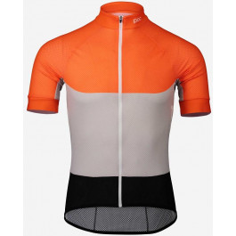   POC Велоджерсі чоловіче  Essential Road Light Jersey Granite Grey/Zink Orange (PC 582128287), Розмір S