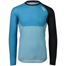 POC Велоджерсі чоловіче  MTB Pure LS Jersey Uranium Black/Basalt Blue/Lt Basalt Blue (PC 528448321), Роз