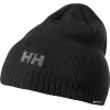 Helly Hansen Шапка  Brand Beanie 57502-990 Чорна - зображення 1