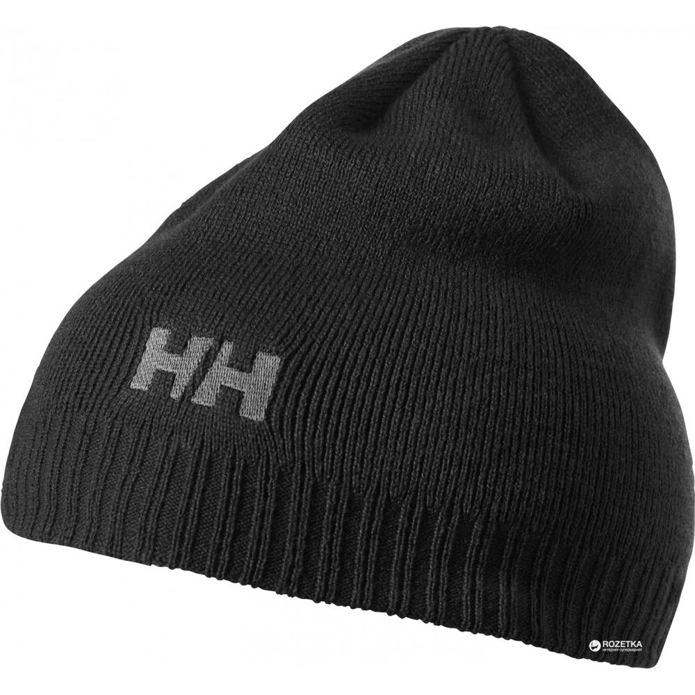 Helly Hansen Шапка  Brand Beanie 57502-990 Чорна - зображення 1