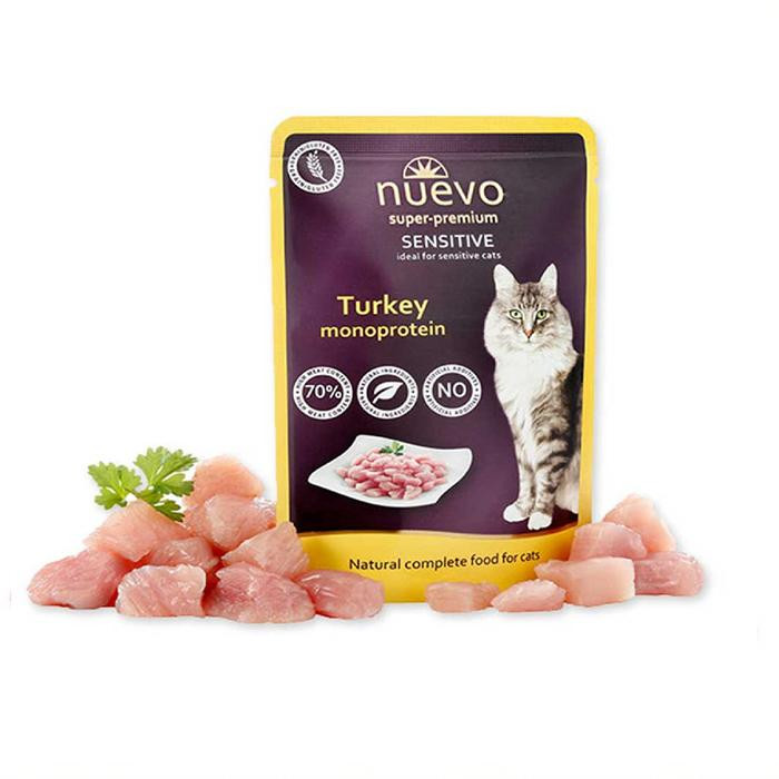 Nuevo Sensitive Turkey Monoprotein 85 г (95204) - зображення 1