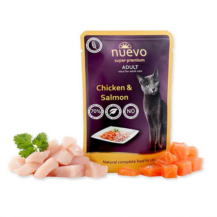 Nuevo Adult Chicken & Salmon 85 г (95207) - зображення 1