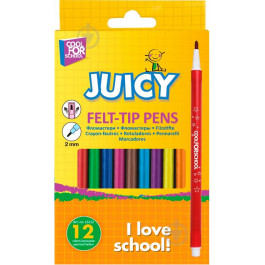 Cool For School Фломастеры круглые Juicy, 12 цветов (CF15212)