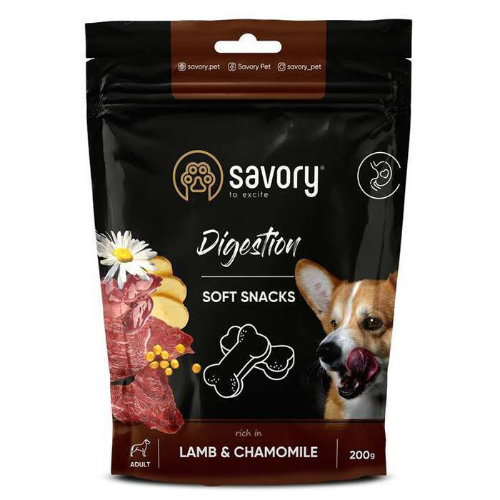 Savory Soft Snacks Digestion Lamb & Chamomile 200 г (31348) - зображення 1