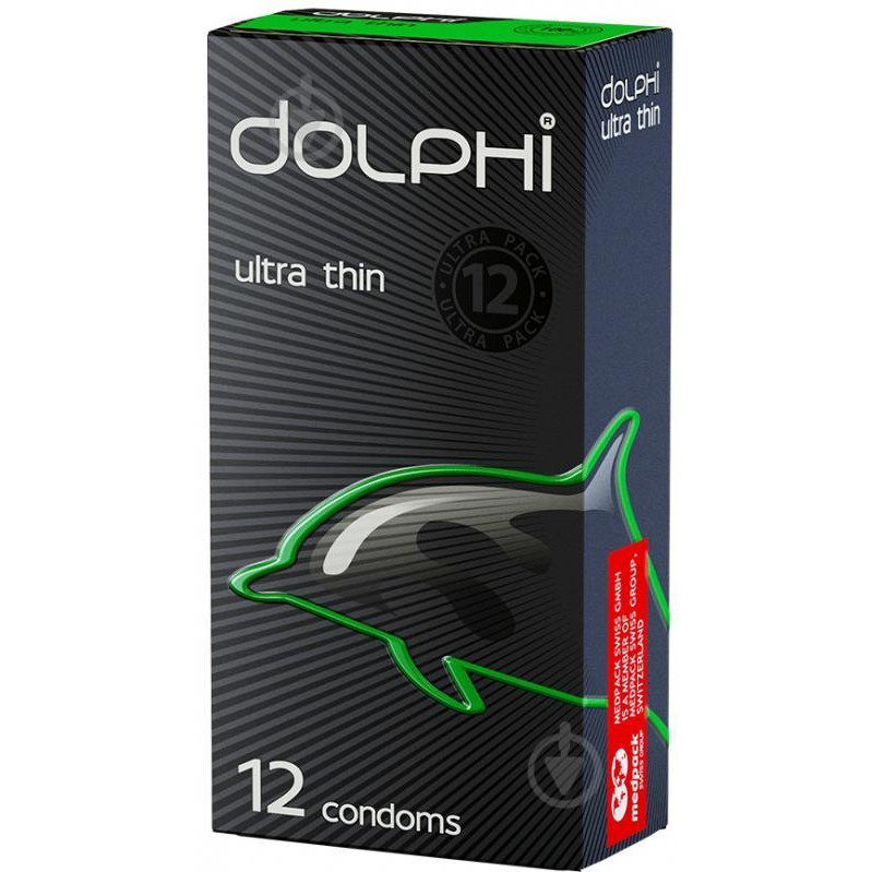 DOLPHI Презервативи DOLPHI Ultra Thin 12 шт (4820144771019) - зображення 1