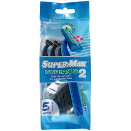 Super-Max Станки одноразовые  Long handle 5 шт. (5013405642909)
