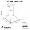 Minola DKS 6754 WH 1100 LED GLASS - зображення 2