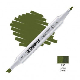Sketchmarker Маркер спиртовой двухсторонний Sketchmarker Olive Green SM-G030