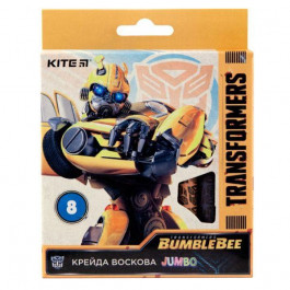 Kite Мелки восковые Jumbo, 8 цветов, Transformers BumbleBee Movie TF19-076