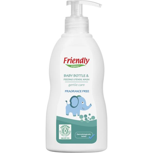 Friendly Organic Органическое моющее средство для детской посуды бутылок и сосок с дозатором 500 мл (FR1802) - зображення 1