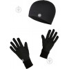 Asics Комплект шапка+рукавички  RUNNING PACK 3013A035-001 S чорний - зображення 1