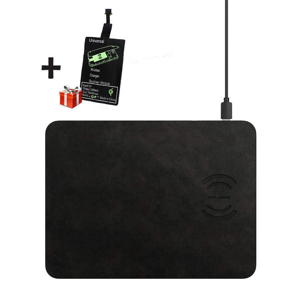 Jetix MousePad 3 Black + Qi-ресивер (2782569) - зображення 1
