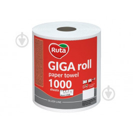 Ruta Паперові рушники Giga Roll 1000 відривів двошарова 1 шт. (4820202894797)