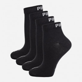 PUMA Набір шкарпеток  Unisex Quarter 4P 93531601 35-38 Black (8720245139328)