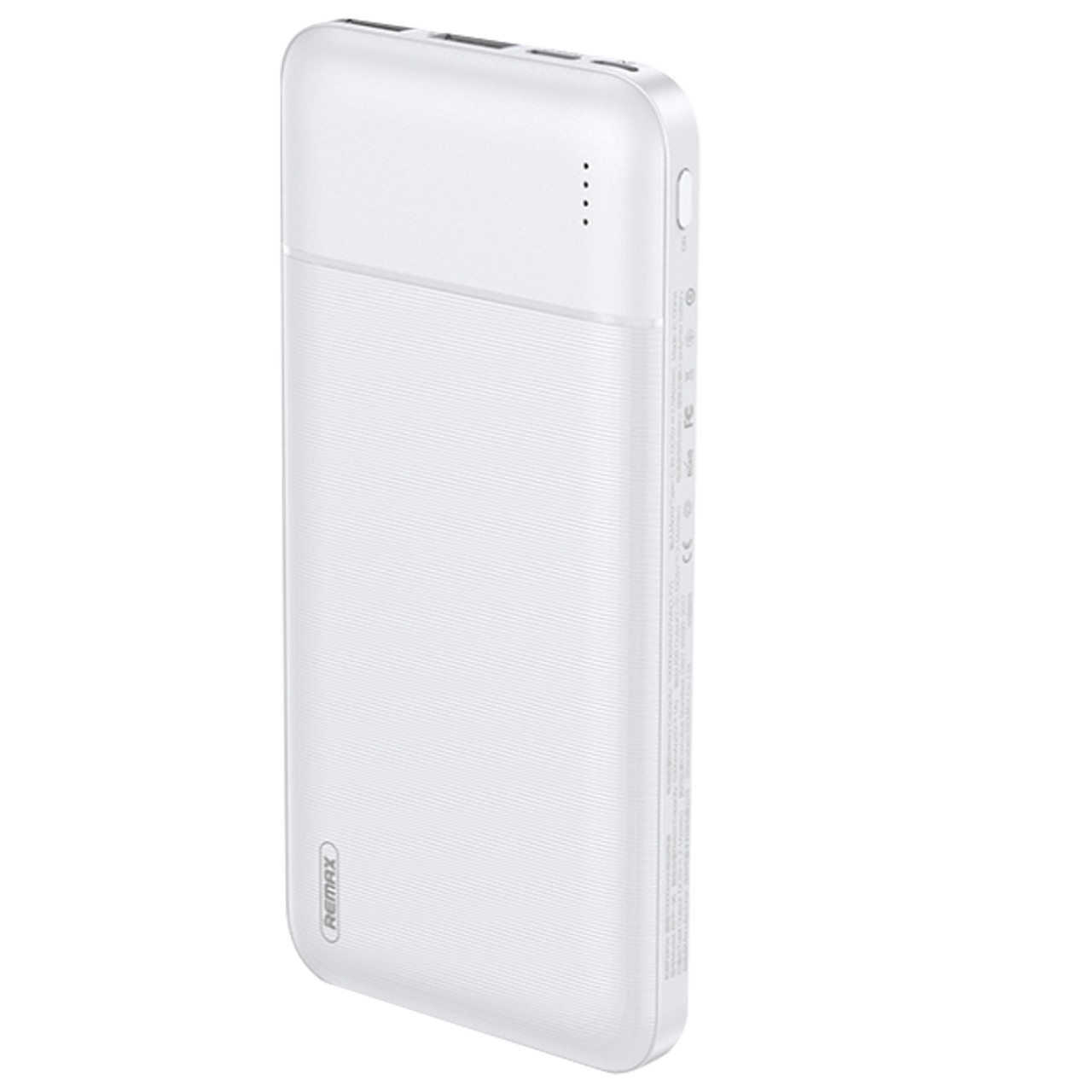 REMAX Lango Series 10000mAh 2USB Power Bank RPP-96 White - зображення 1