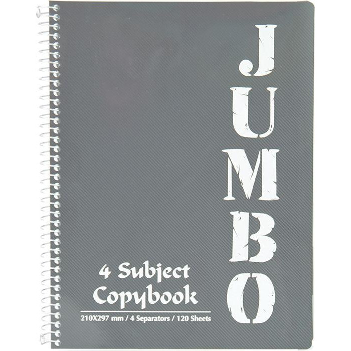 Mintra Блокнот Micro Jumbo A6 в линию 150 л. Серый (982158) - зображення 1