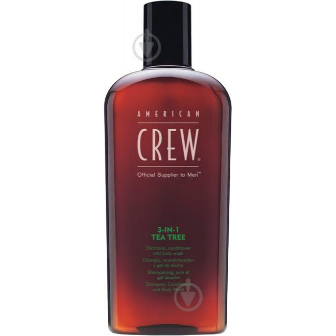American Crew Шампунь (3 в 1)  Shampoo, Conditioner and Body Wash Tea Tree 450 мл (669316214848) - зображення 1