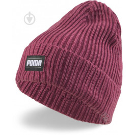 PUMA Шапка  Ribbed Classic Cuff Beanie 02403805 One Size Dusty Orchid (4065449745048)