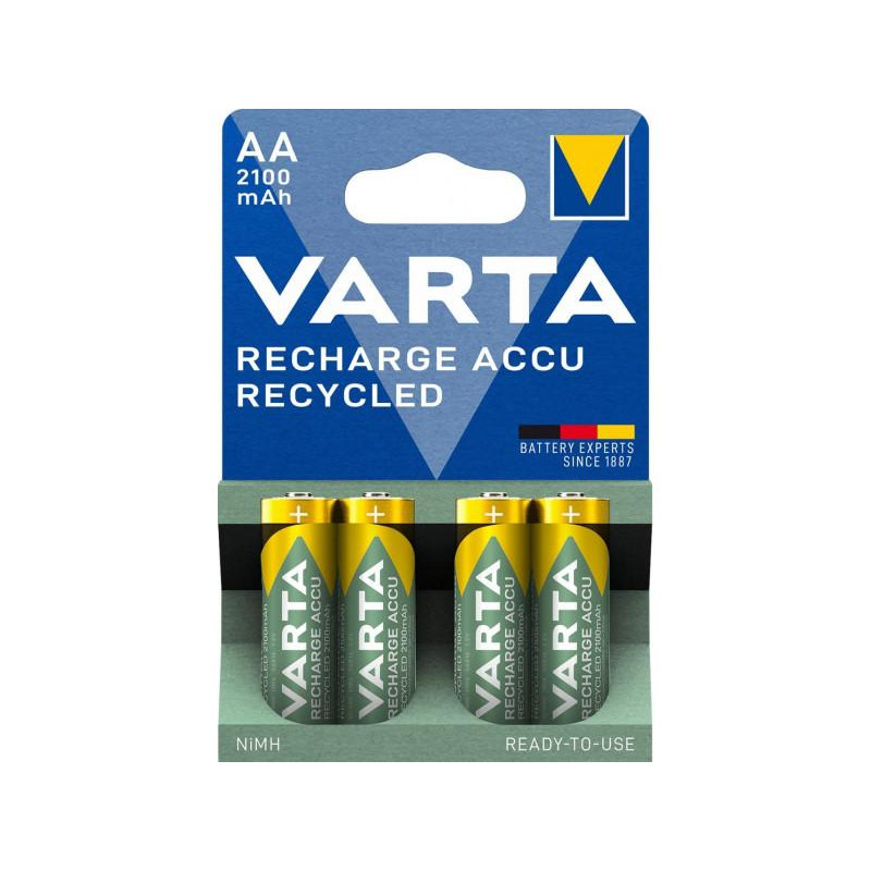 Varta AA 2100mAh NiMH 4шт Recharge Accu (56816101404) - зображення 1