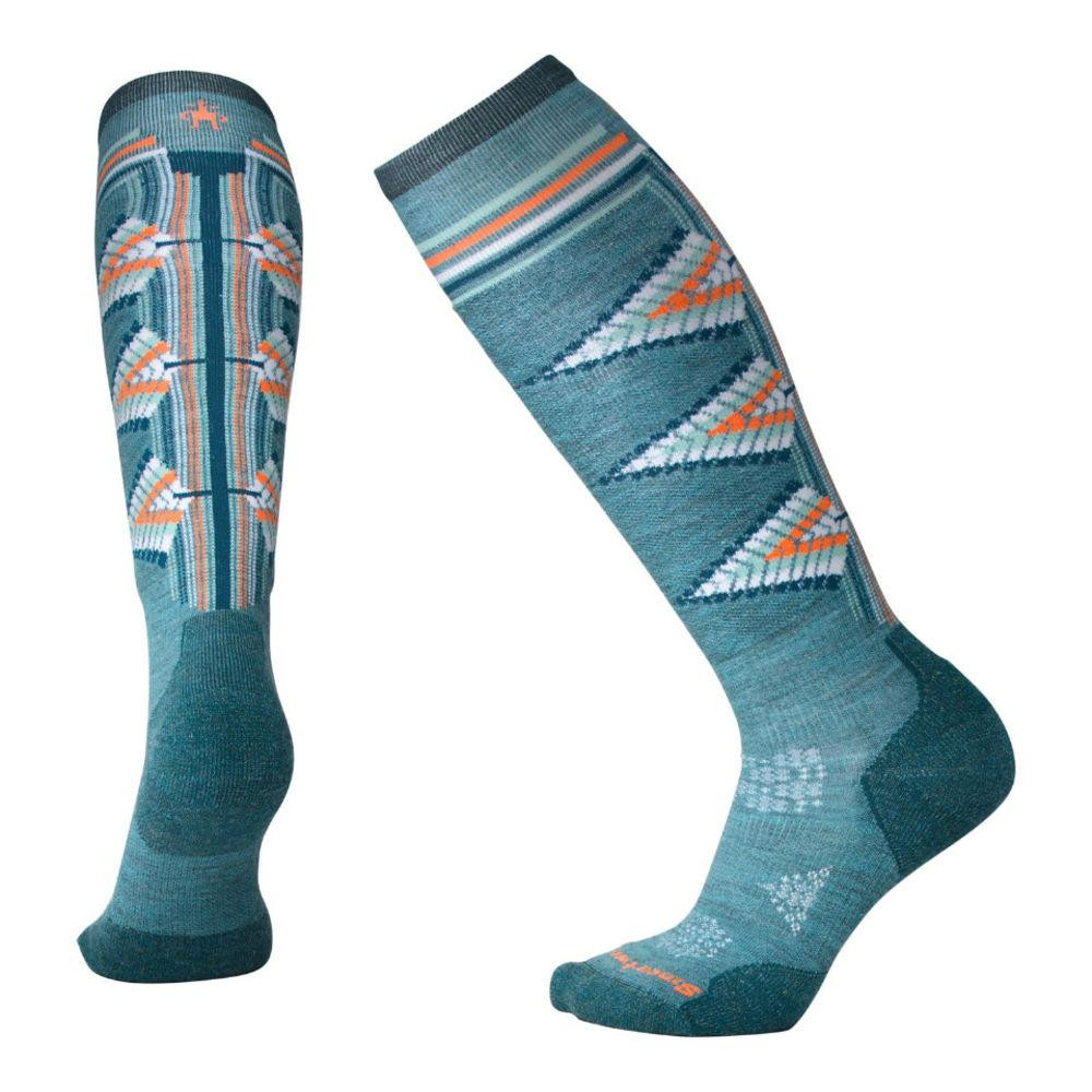 Smartwool Термошкарпетки жіночі  Women's PhD Light Pattern Socks Mediterranean Green (SW 01331.A19), Розмір S - зображення 1