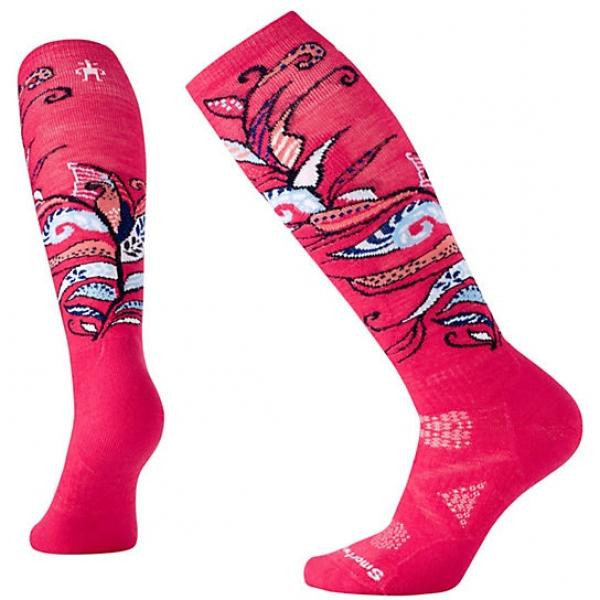 Smartwool Термошкарпетки жіночі  Women's PhD Ski Medium Pattern Socks Potion Pink (SW 15018.906), Розмір M - зображення 1