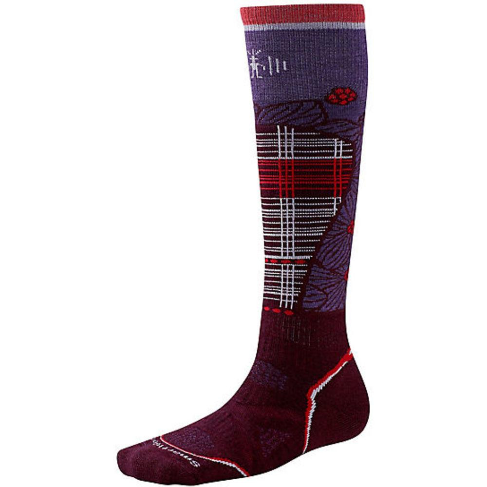 Smartwool Термошкарпетки жіночі  Women's Phd Ski Medium Patterned Socks Aubergine (SW SW268.762), Розмір L - зображення 1