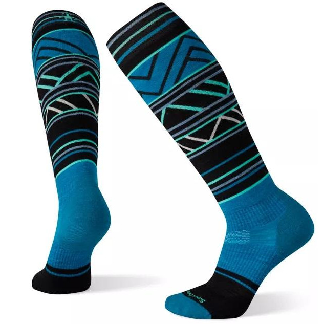 Smartwool Термошкарпетки жіночі  Women's Snow Targeted Cushion Pattern Over The Calf Socks Ocean Abyss (SW SW0 - зображення 1