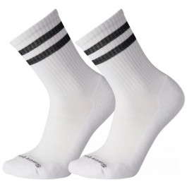 Smartwool Термошкарпетки чоловічі (2 пари)  Athletic Targeted Cushion Stripe Crew 2 Pack Socks White/Black (SW