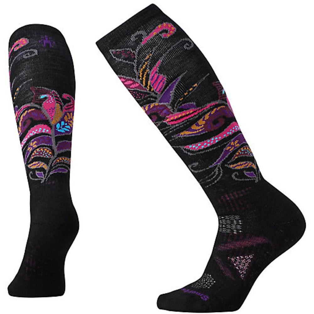 Smartwool Термошкарпетки жіночі Women's PhD Ski Medium Pattern Socks Black/Berry (SW 15018.075), Розмір S - зображення 1