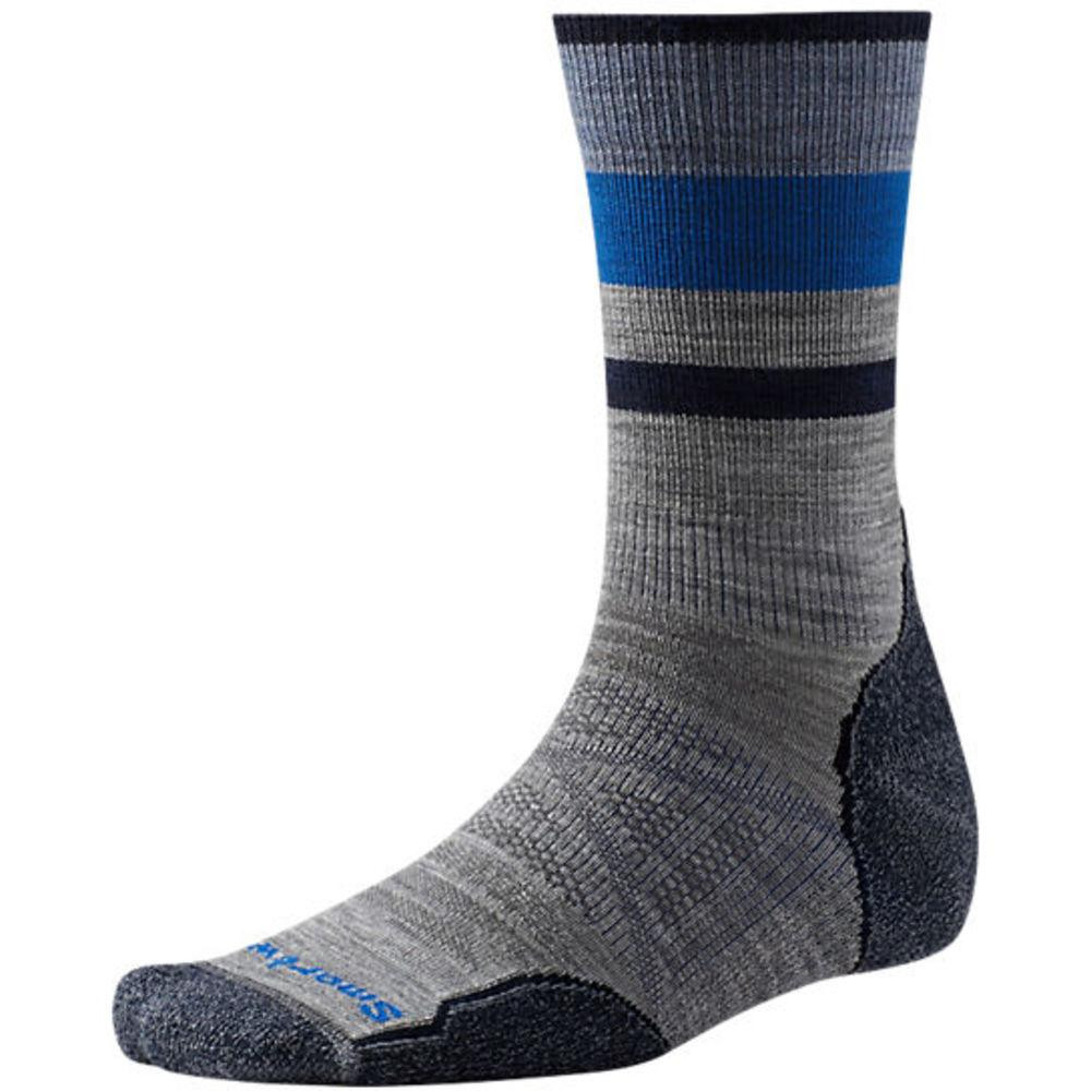 Smartwool Термошкарпетки чоловічі  Men's PhD Outdoor Light Pattern Crew Socks Light Gray (SW 01070.039), Розмі - зображення 1