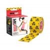 RockTape Кінезіо тейп  Design (5см х 5м) Жовта небезпека - зображення 1