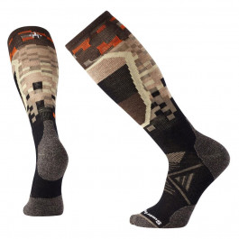 Smartwool Термошкарпетки чоловічі  Men's PhD Ski Medium Pattern Black (SW 01330.001), Розмір XL