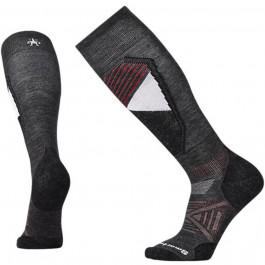Smartwool Термошкарпетки чоловічі  Men's PhD Ski Light Pattern Socks Charcoal (SW 15035.003), Розмір M