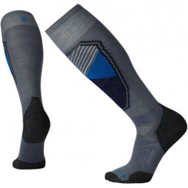 Smartwool Термошкарпетки чоловічі  Men's PhD Ski Light Pattern Socks Graphite (SW 15035.018), Розмір M
