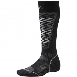 Smartwool Термошкарпетки чоловічі  Men's PhD Ski Light Pattern Socks Black/White (SW SW017.960), Розмір XL