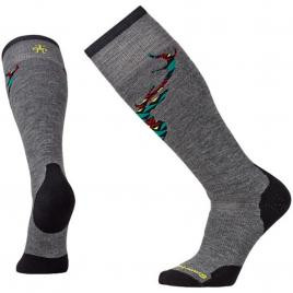 Smartwool Термошкарпетки чоловічі  Men's PhD Slopestyle Medium Akaigawa Socks Medium Gray (SW 15044.052), Розм - зображення 1