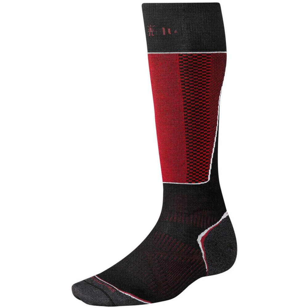 Smartwool Термошкарпетки чоловічі  Men's PhD Ski Racer Socks Black (SW 004.001), Розмір XL - зображення 1