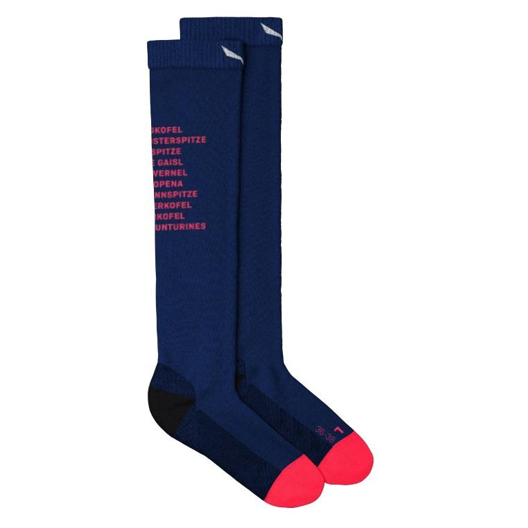 Salewa Термошкарпетки жіночі  Ortles Dolomites Merino Knee Cut Socks Women 39-41 Темно-синій - зображення 1