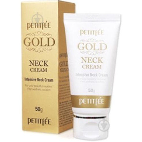 Petitfee Крем для шеи и декольте  Gold Neck Cream с золотом 50 г (8809422600568) - зображення 1