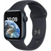 Apple Watch SE 2 GPS 40mm Midnight Aluminum Case with Midnight Sport Band (MNJT3) - зображення 1
