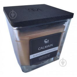 Calmain Свічка ароматична   Чорний та білий шоколад 430 г (5901947076286)