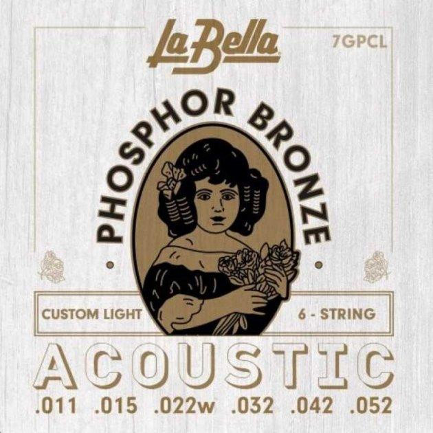 La Bella Струны для акустической гитары 7GPCL - зображення 1