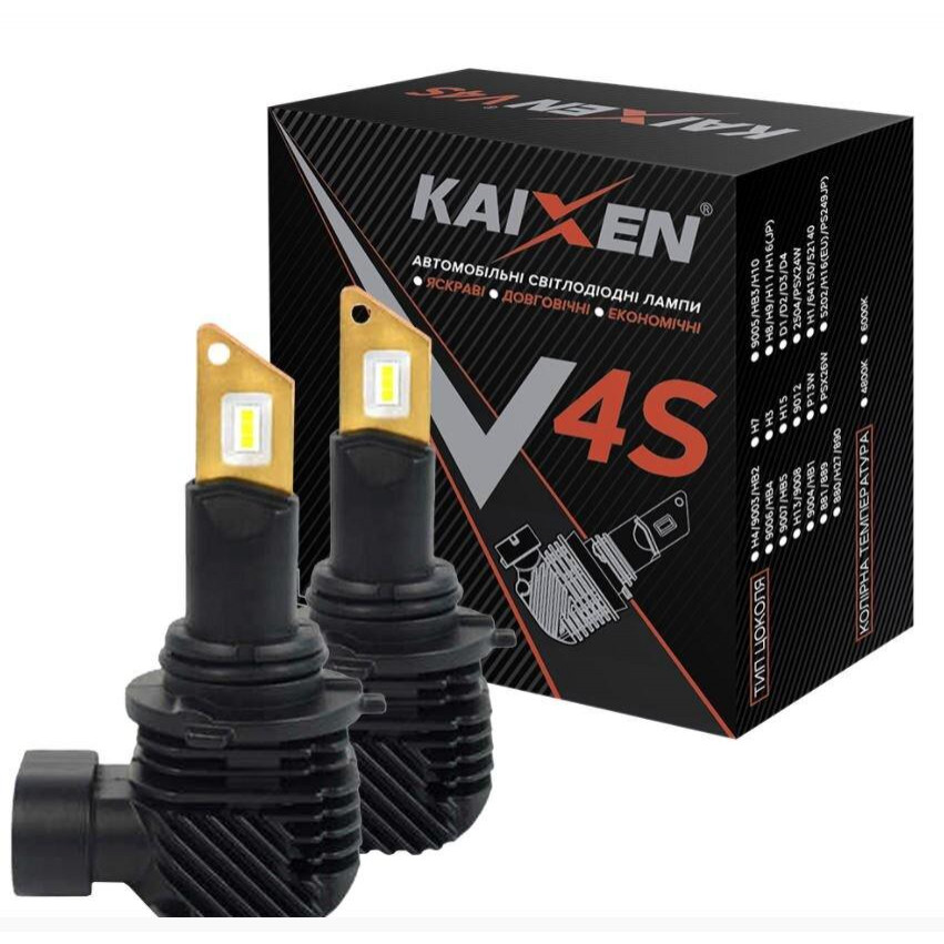 Kaixen V4S HB4 (9006) 6000K 20W - зображення 1