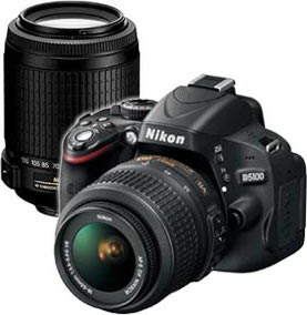 Nikon D5100 kit (18-55mm + 55-200mm VR) - зображення 1