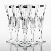Crystalite Набор бокалов для шампанского Wellington 180 мл 1KC88/0/99S37/180