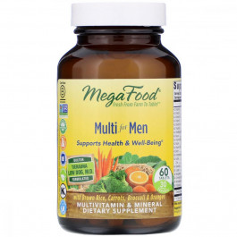 MegaFood Мультивитамины для мужчин, Multi for Men, MegaFood, 60 таблеток