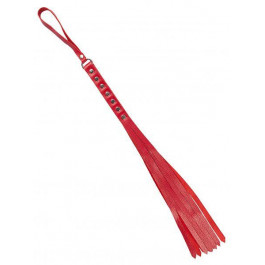   Slash S&M Fancy Leather Flogger 131, красная (7770000118724)